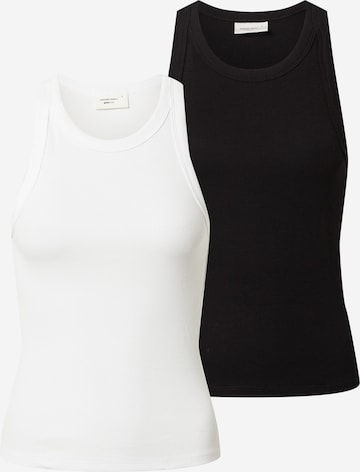 Gina Tricot Top 'Nova' in Black: front