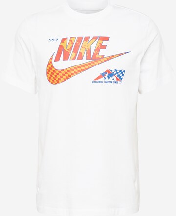 Tricou 'SOLE RALLY' de la Nike Sportswear pe alb: față