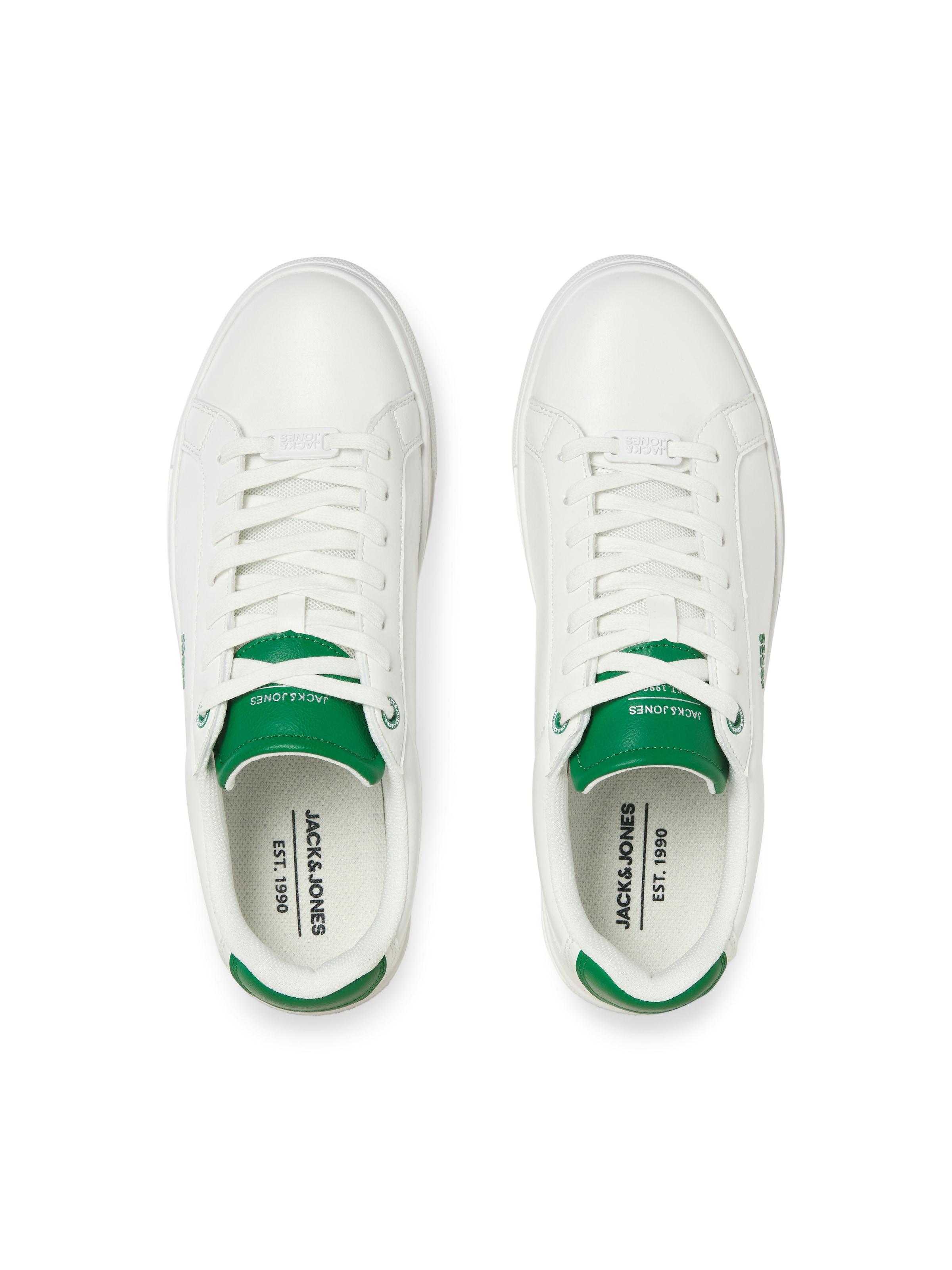 JACK & JONES Platform trainers 'JFWLANCASTER' in White