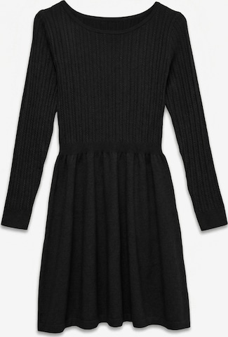 VERO MODA Knit dress in Black: front