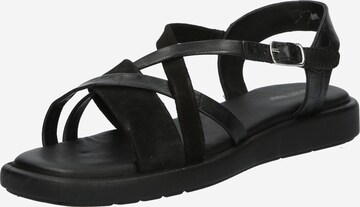 ABOUT YOU Strap sandal 'Adriana' in Black: front