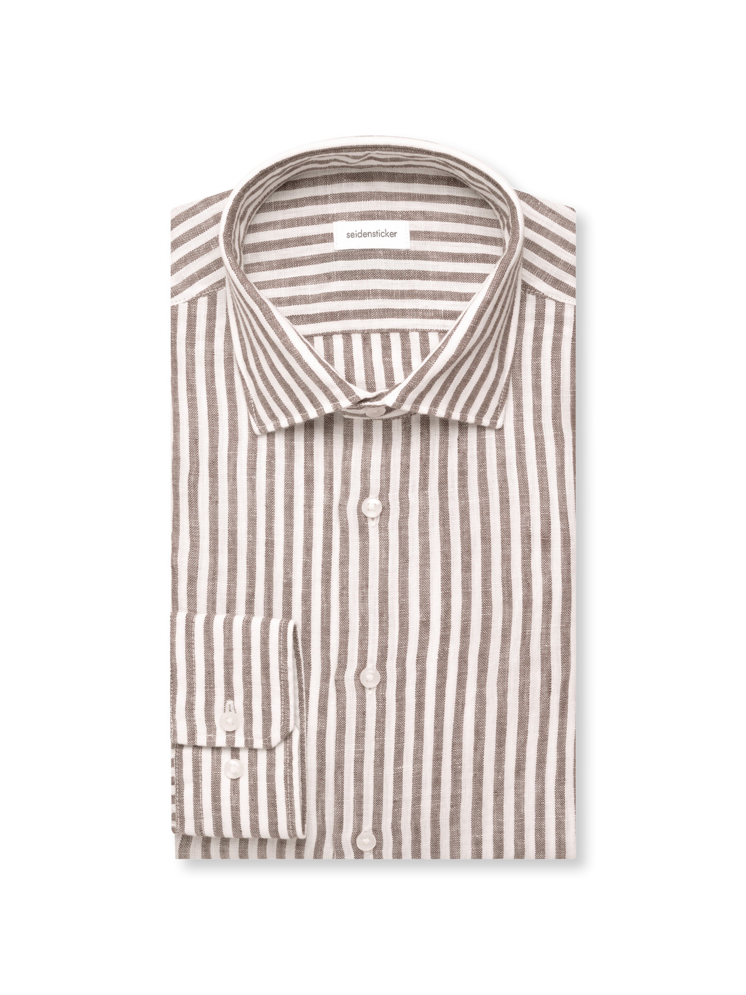 Fit confort Chemise business SEIDENSTICKER en marron