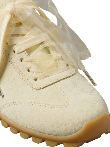Regular Baskets basses Calvin Klein en jaune