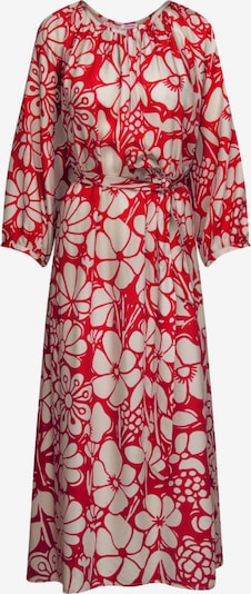 SEIDENSTICKER Blusenkleid ' Schwarze Rose ' in rot / weiß, Produktansicht