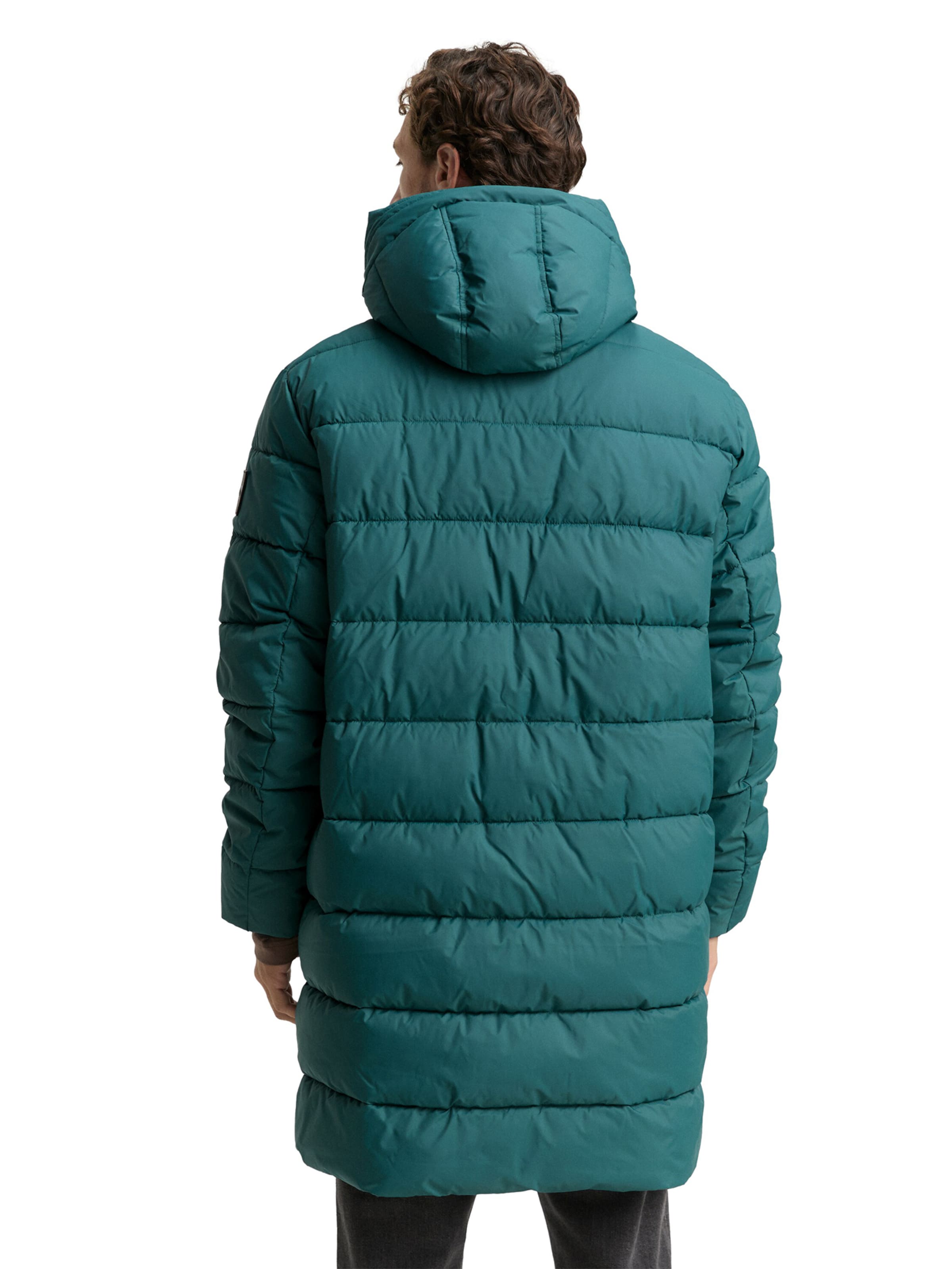 TOM TAILOR Зимнее пальто в Зеленый