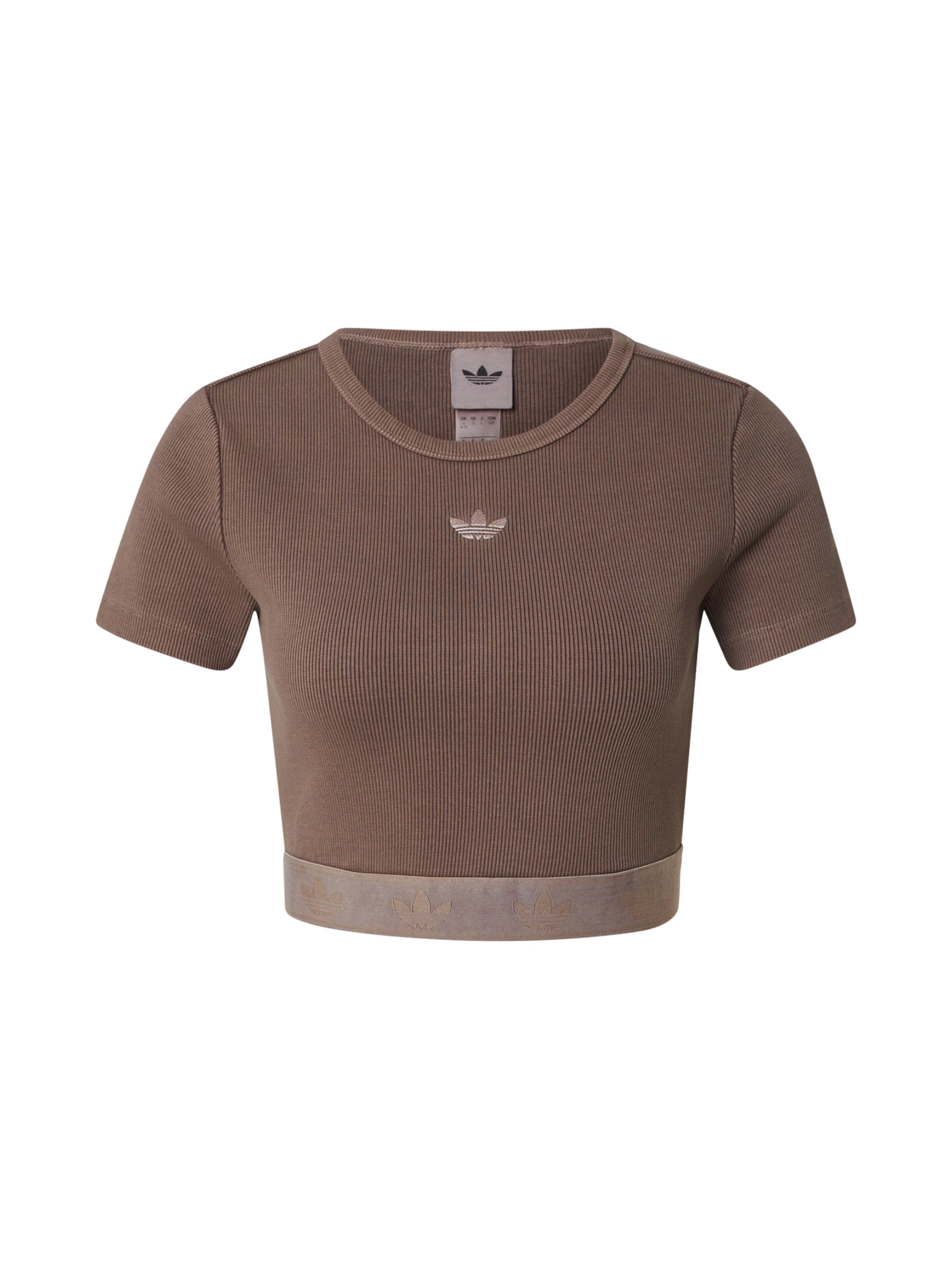 ADIDAS ORIGINALS Póló 'ESS' - barna: elől