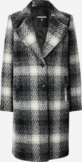 PATRIZIA PEPE Between-seasons coat 'CAPPOTTO' in Grey / Black / White, Item view