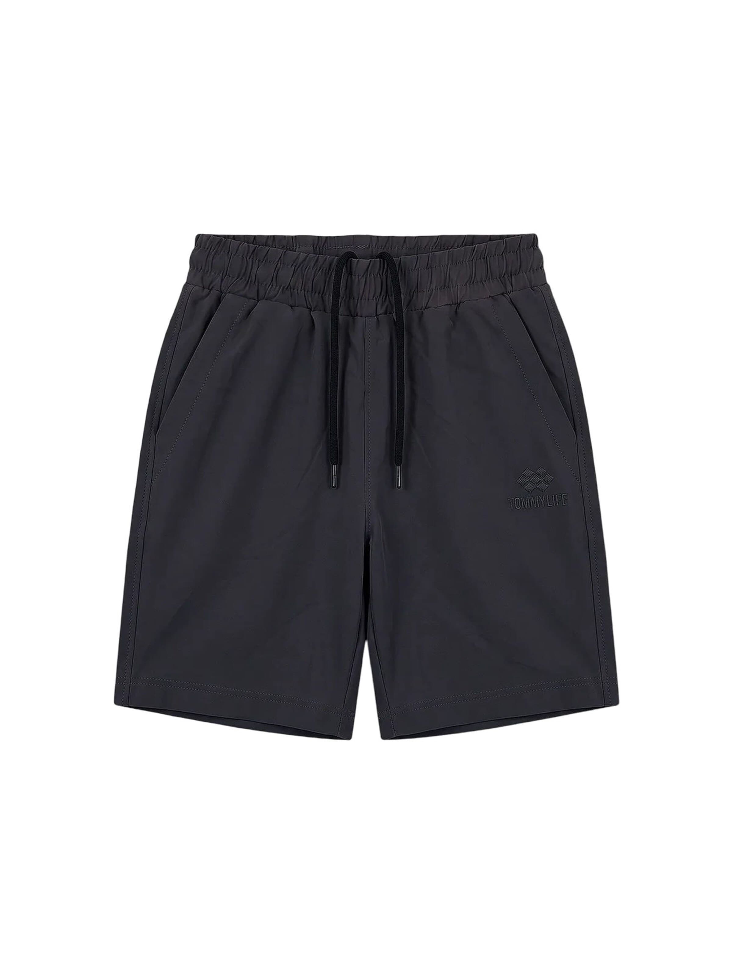 Tommy Life Broek 'TOMMY Shorts, ohne Verschluss' in Zwart: voorkant