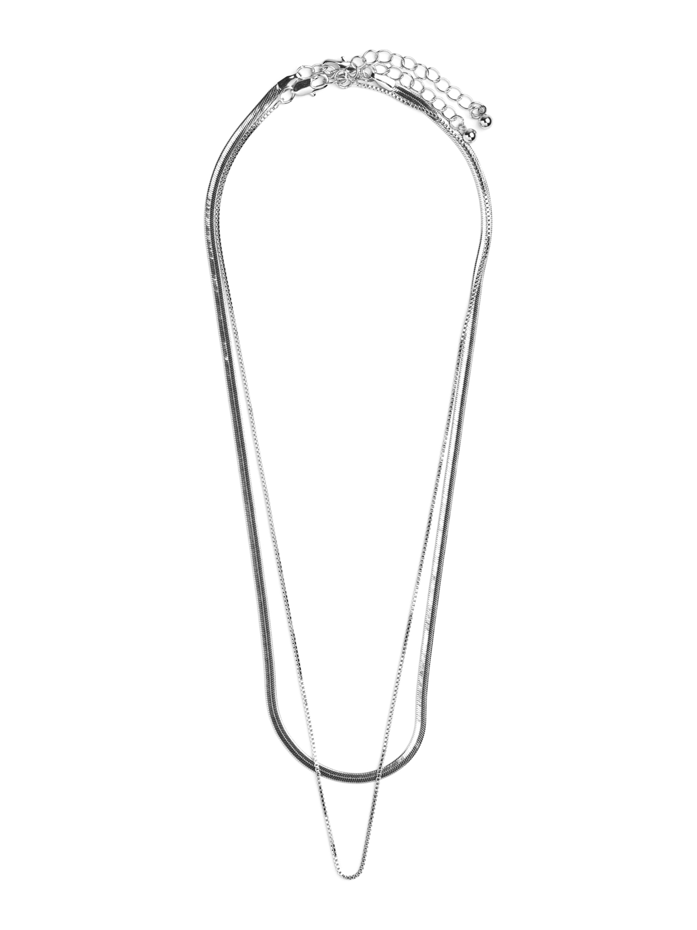 PIECES Kette 'PCBINA' in Silber: Vorderseite