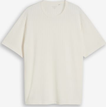 TOM TAILOR Men + T-Shirt in Weiß: Vorderseite