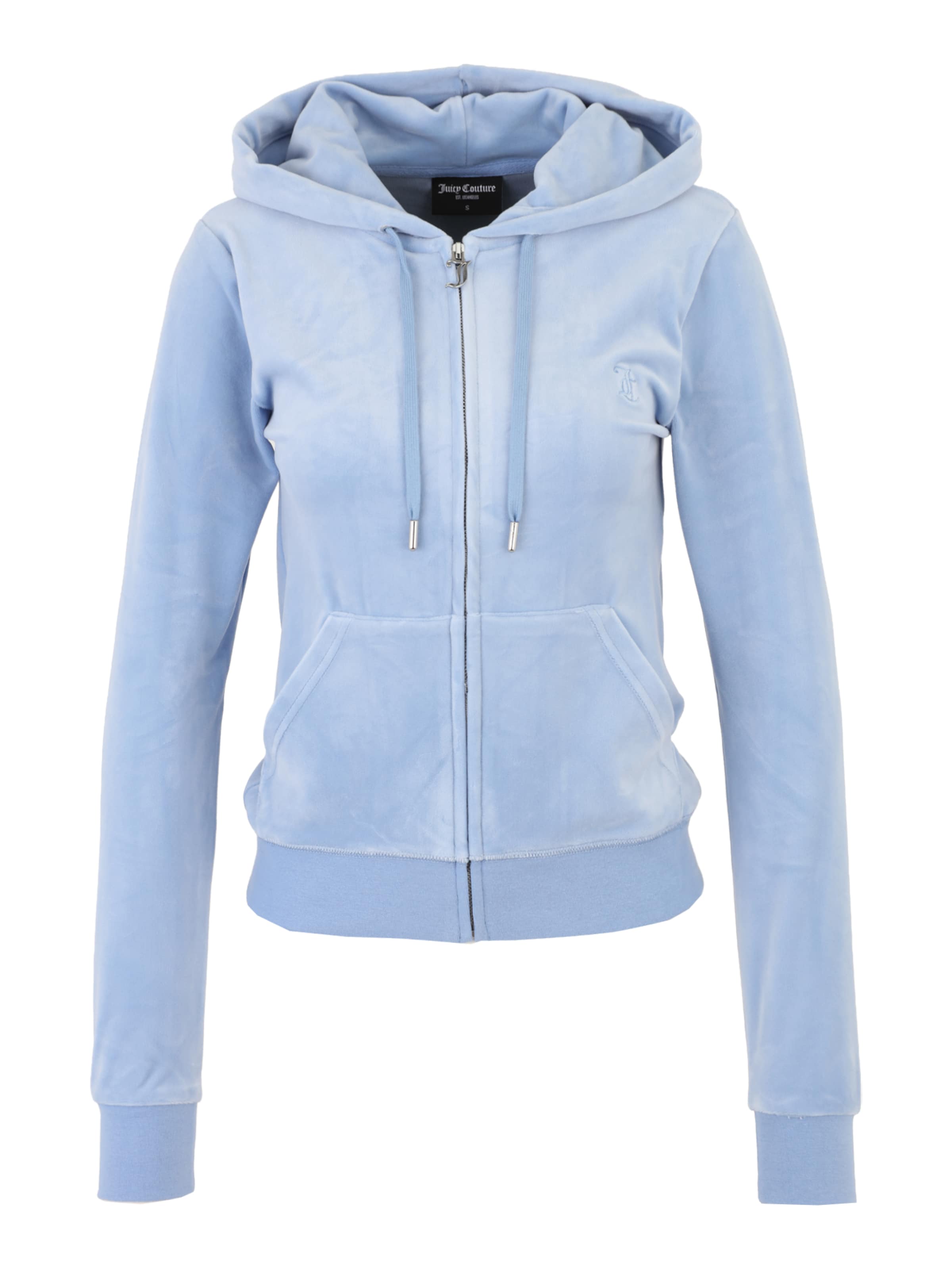 Juicy Couture Tall Veste de survêtement 'ROBERTSON' en bleu-gris, Vue avec produit