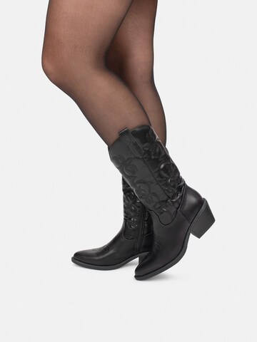 POSH by Poelman Cowboylaarzen 'Joya' in Zwart: voorkant