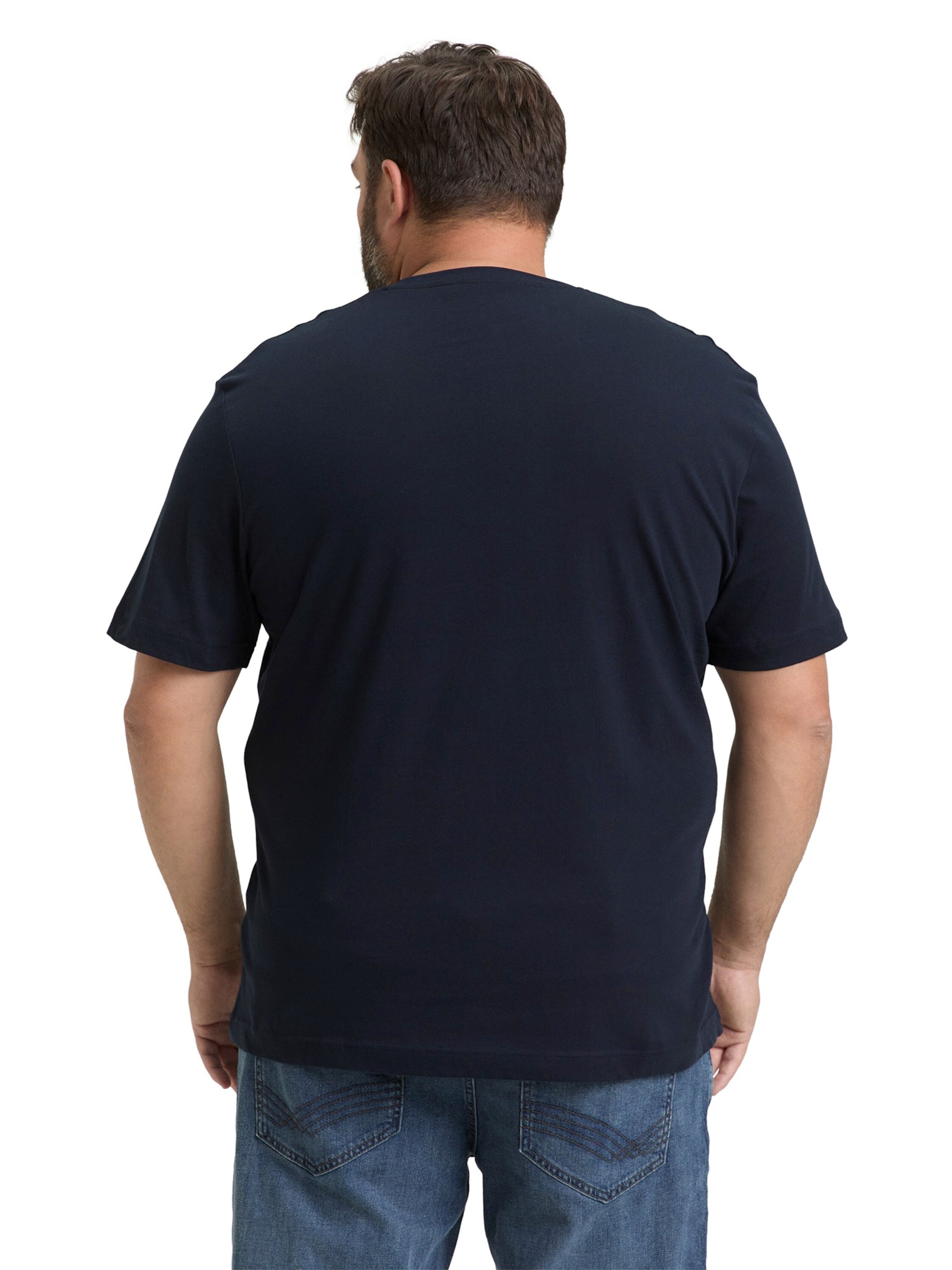 TOM TAILOR Men + Shirt in Blue