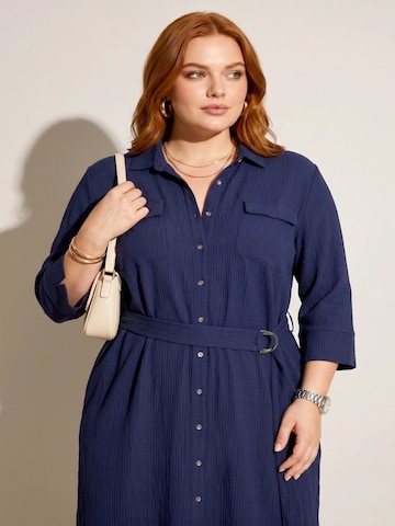 Shape Of You Jurk in Blauw