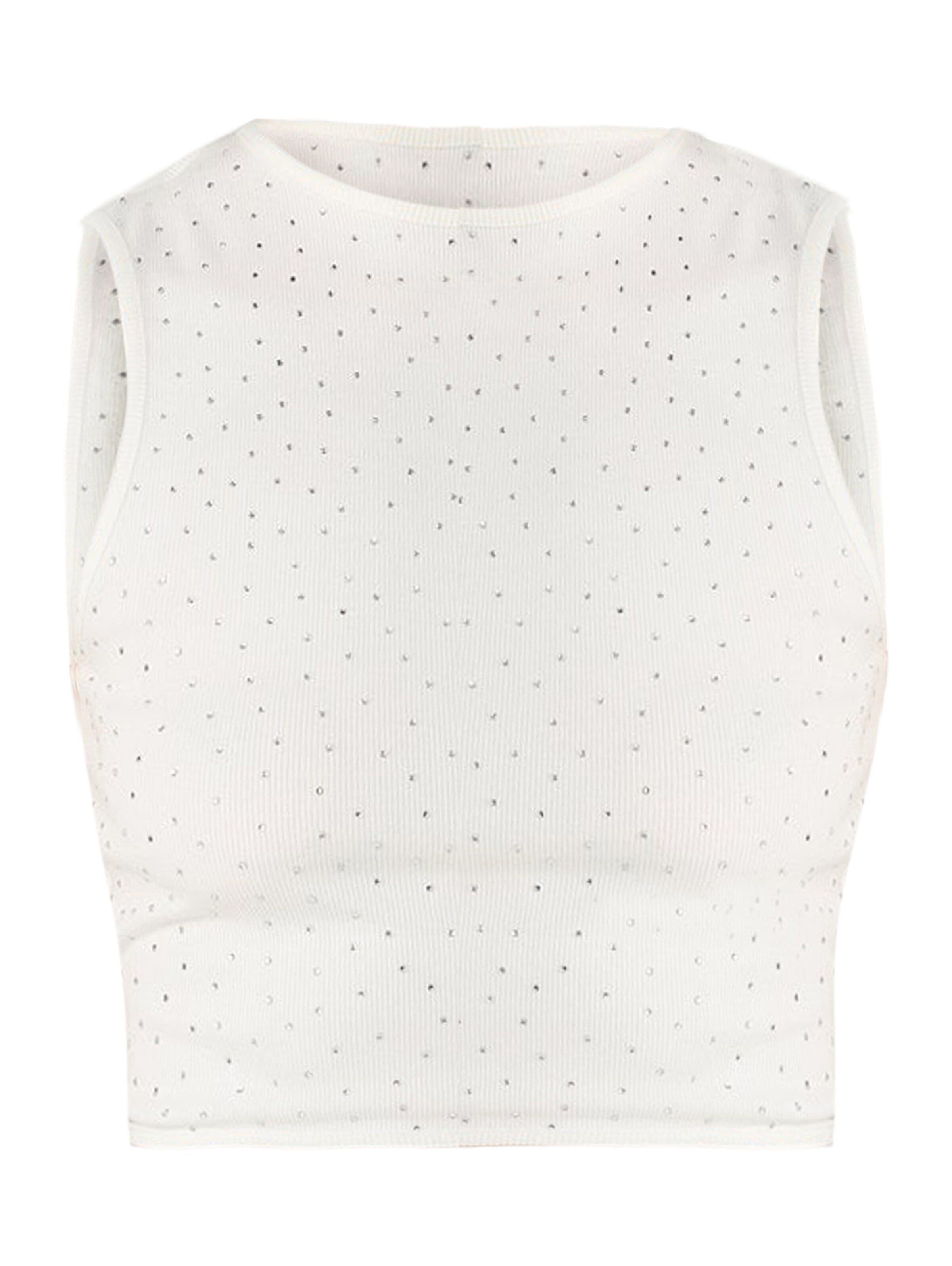 No Matter What Top in White: front