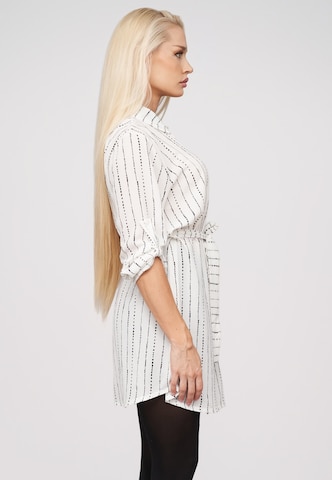 Robe-chemise Cloud5ive en blanc