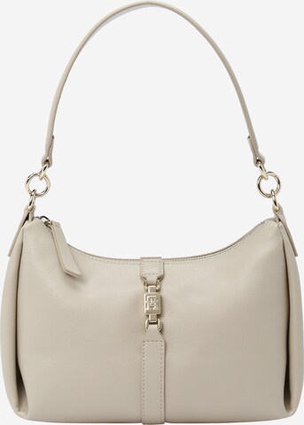 TOMMY HILFIGER Schultertasche 'Monogram Horsebit' in Beige: predná strana