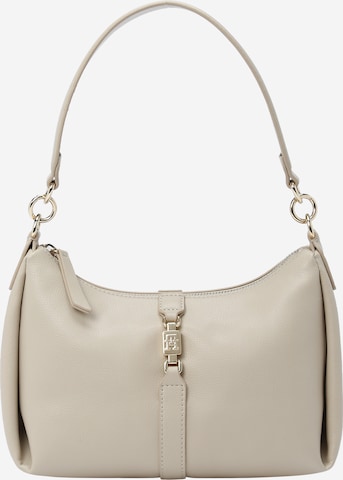 TOMMY HILFIGER - Bolso de hombro 'Monogram Horsebit' en beige: frente