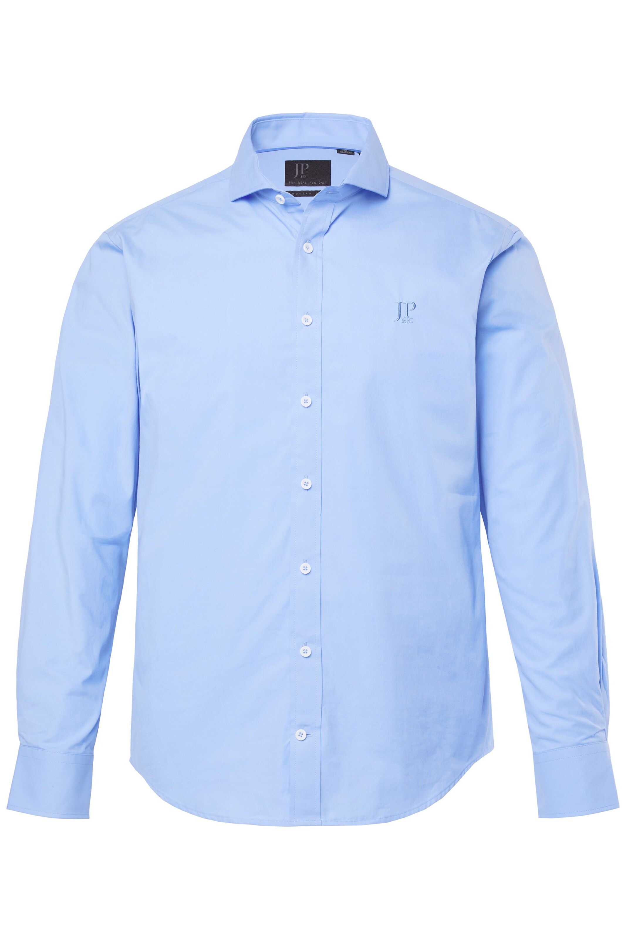 JP1880 Regular Fit Hemd in Blau: Vorderseite