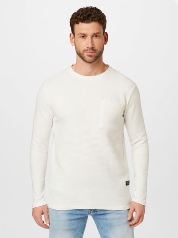 Pullover 'KORFU' di Key Largo in bianco: frontale