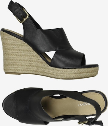 Lands‘ End Sandalen 41,5 in Schwarz: Vorderseite