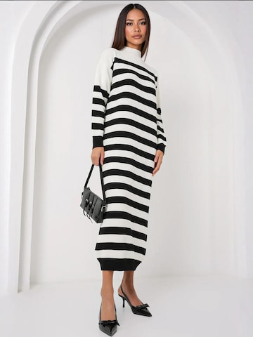 Bigdart Gebreide jurk in Wit