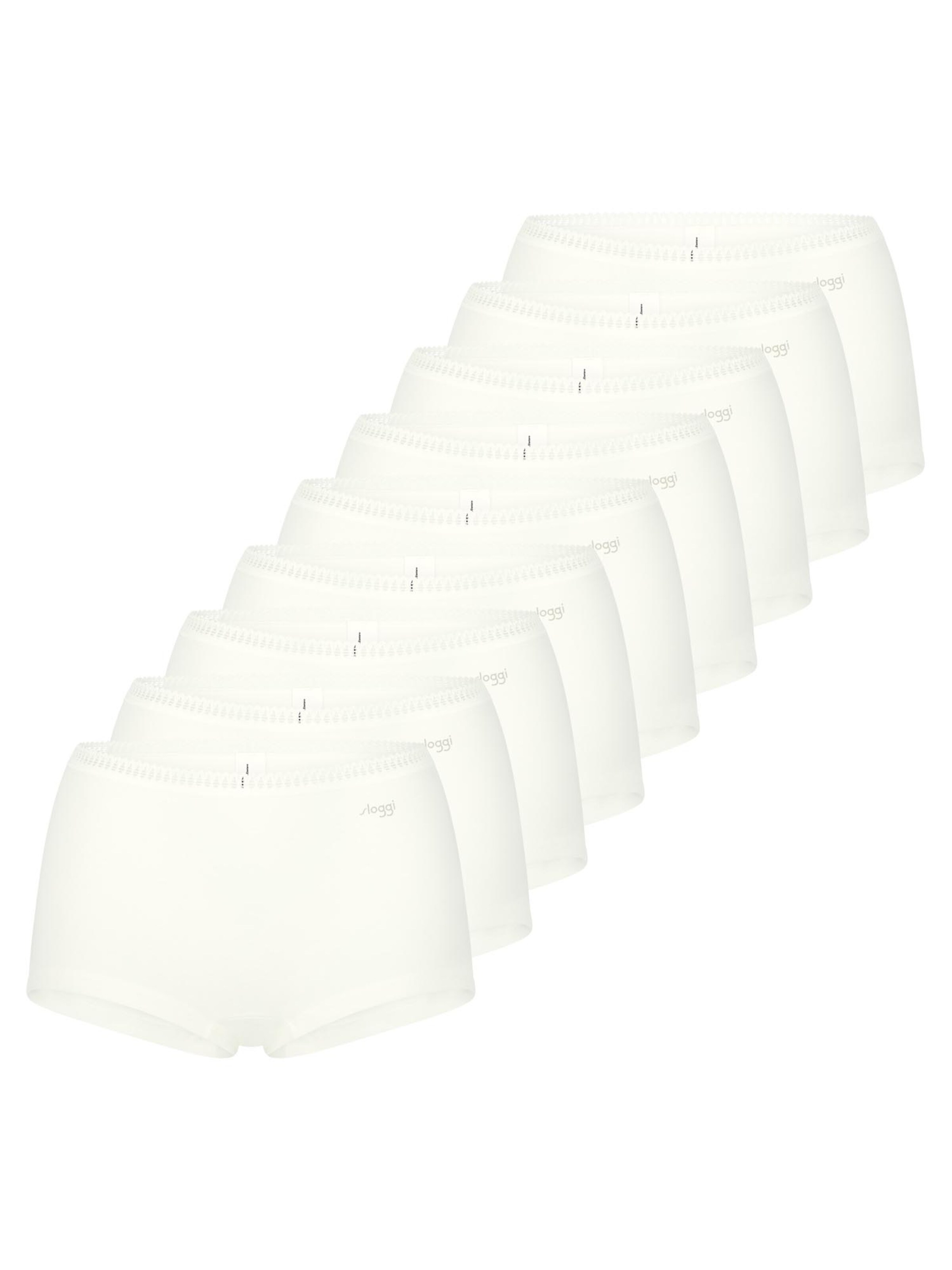 SLOGGI Panty 'GO Crush'‌‌‌‌‌‌‌‌‌‌ in Weiß: Vorderseite