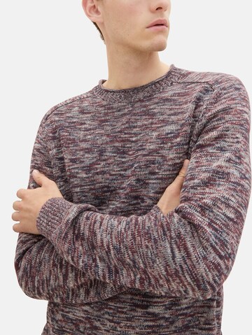 Pull-over TOM TAILOR en rouge