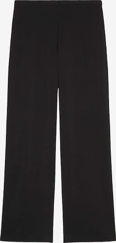 Marc O'PoloWide Leg/ Široke nogavice Hlače - crna boja: prednji dio