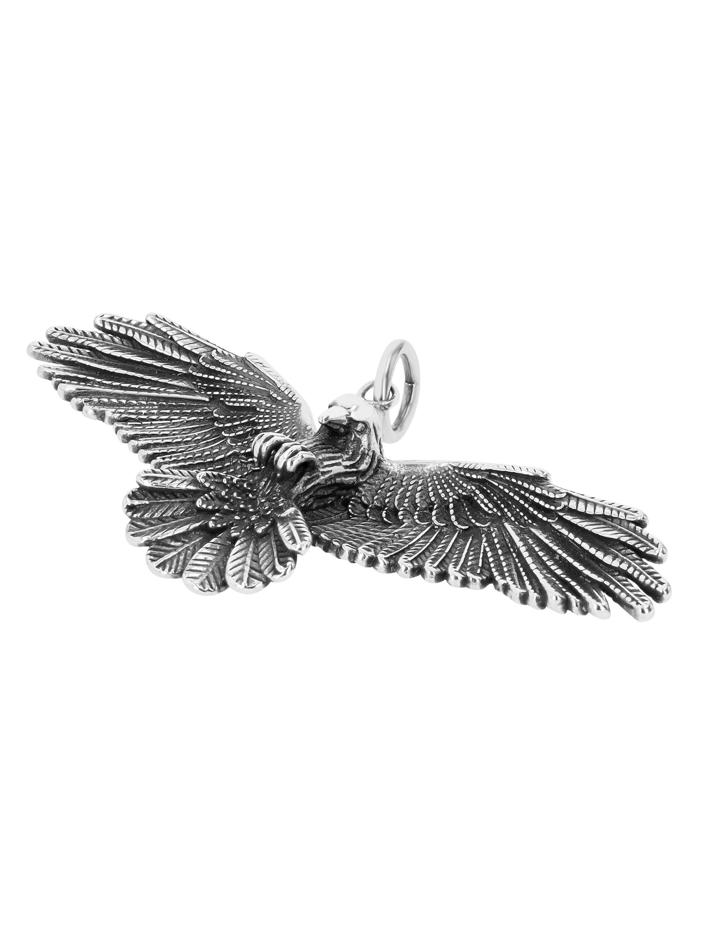 Akzent Pendant '"Lenja" aus 925 Sterlingsilber, rhodiniert, langlebig' in Silver