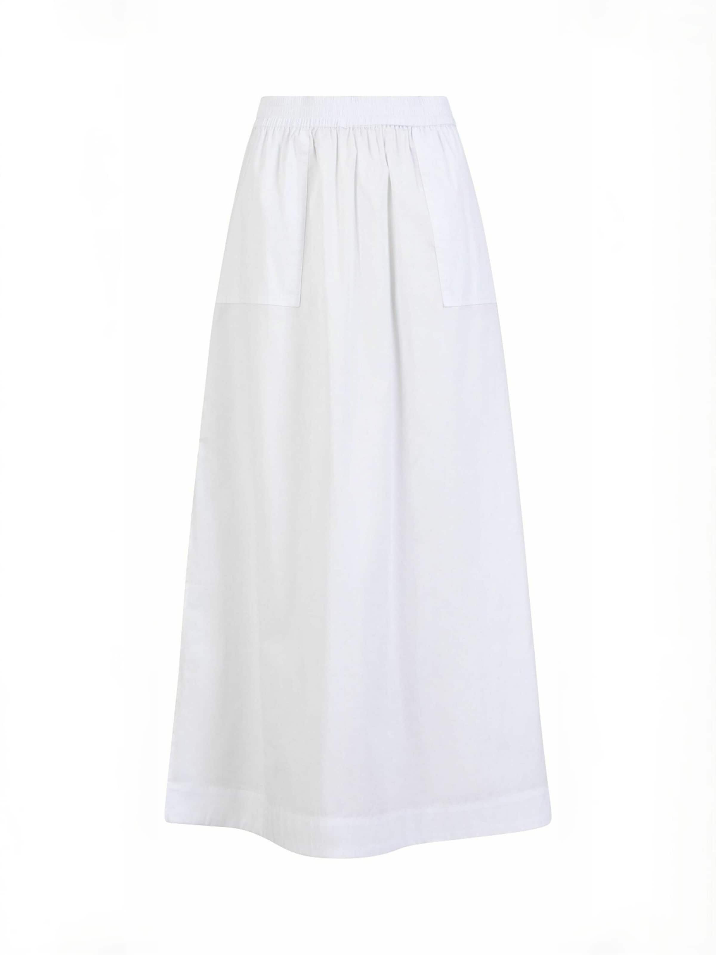 Coster Copenhagen Skirt ' Cc ' in White: front