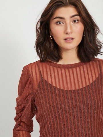 VILA Shirt in Brown