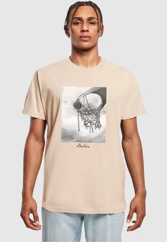 Mister Tee Paita 'Ballin 2.0' värissä beige: edessä