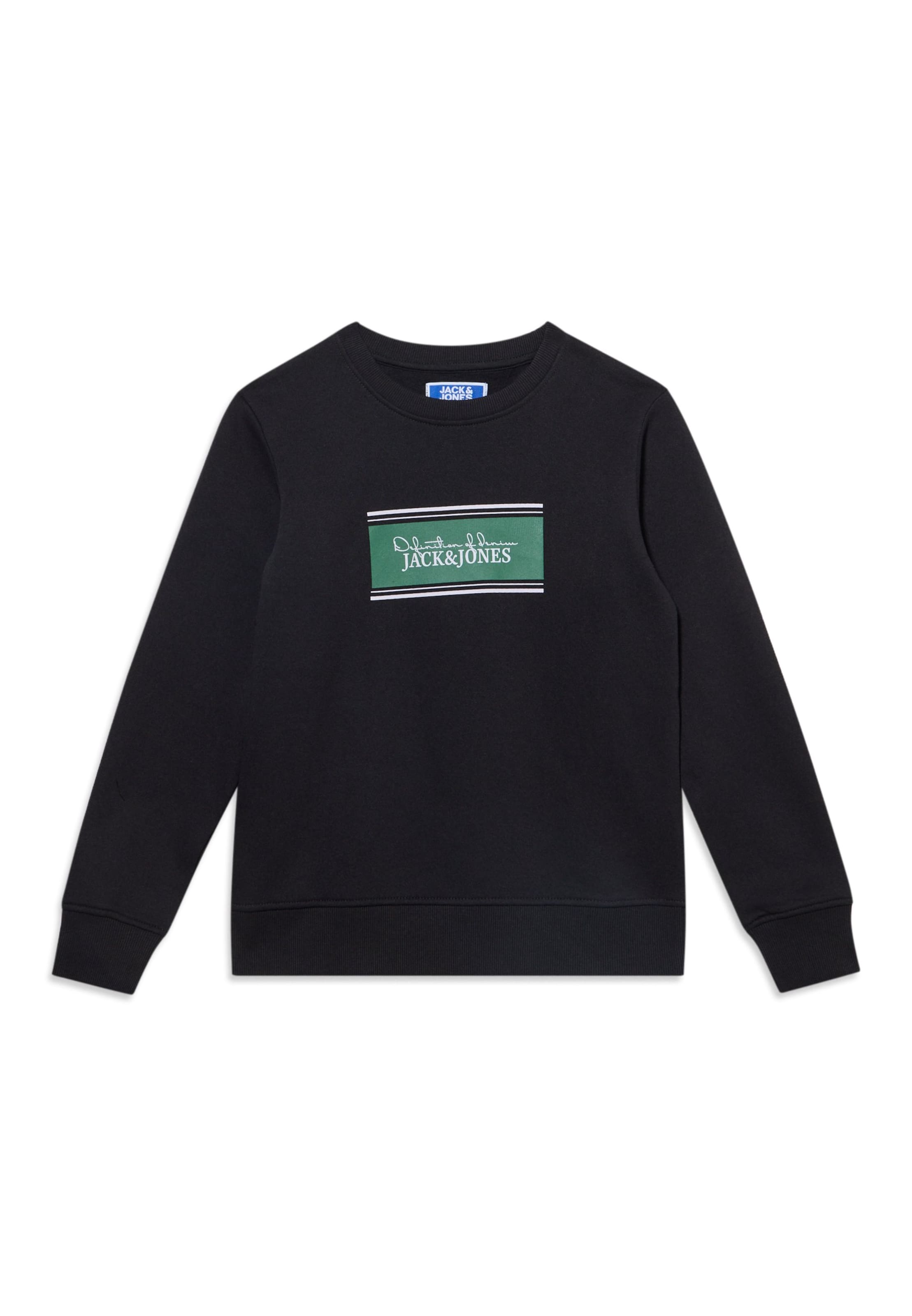 Sweat 'JJBUSTER' Jack & Jones Junior en noir : devant