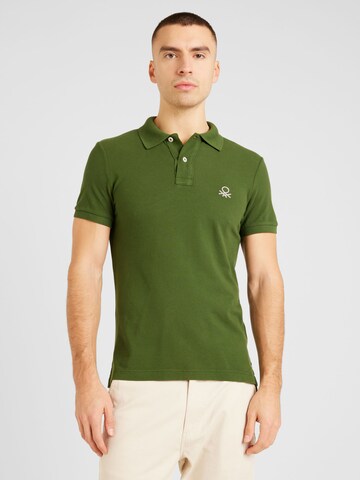UNITED COLORS OF BENETTON Poloshirt in Grün: Vorderseite
