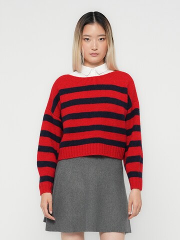 ONLY - Pullover 'ONLAYA' em vermelho: frente