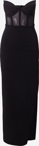 Misspap Společenské šaty – černá: přední strana