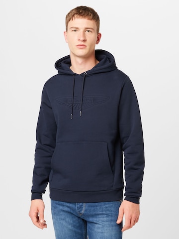 Sweat-shirt Hackett London en bleu : devant