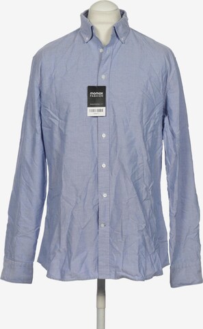 SEIDENSTICKER Button Up Shirt in L in Blue: front