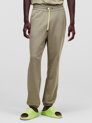 Loosefit Pantalon ' Ikonik 2.0 ' Karl Lagerfeld en beige : devant