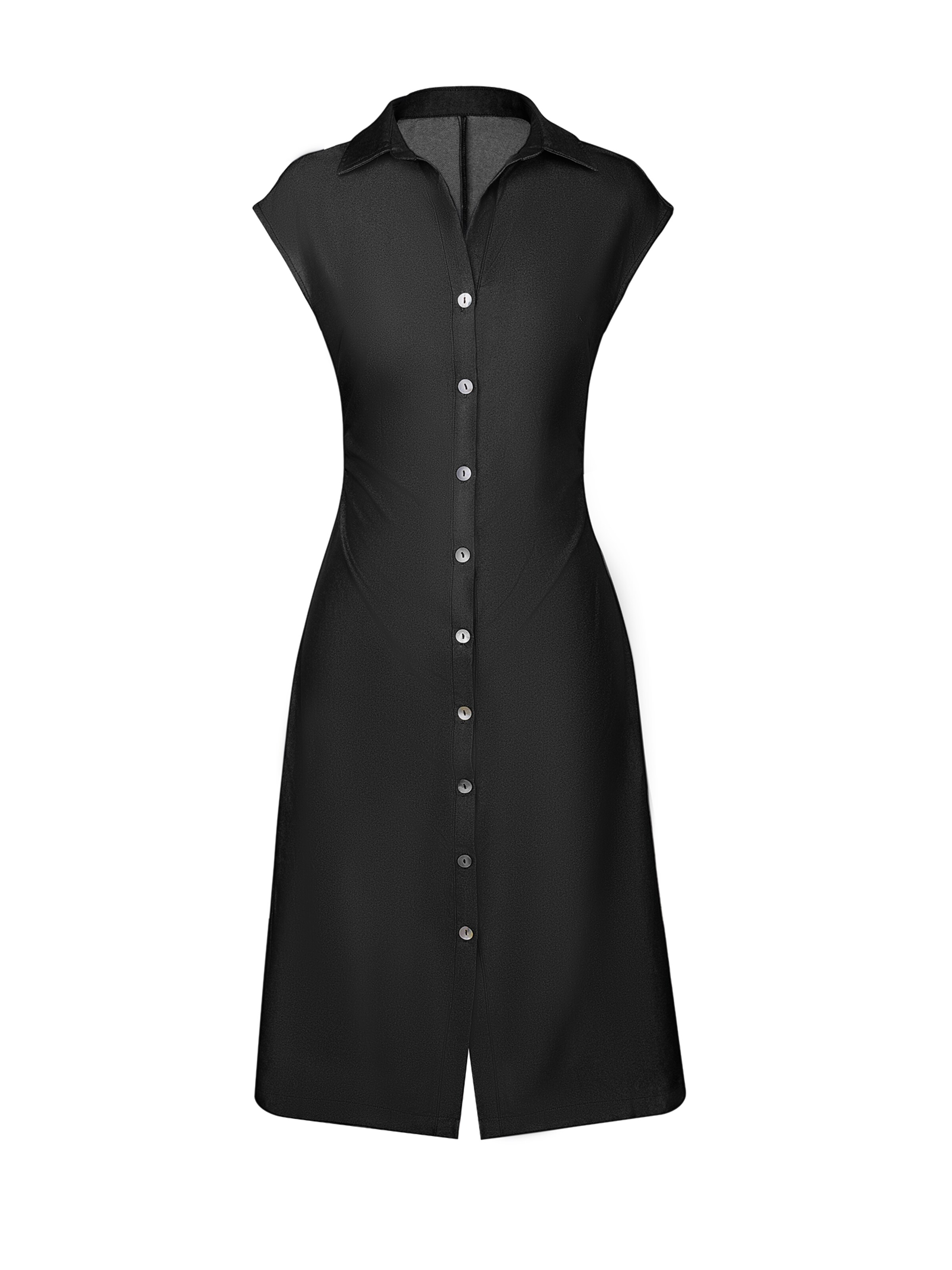 Cupshe Summer Dress in Black: front