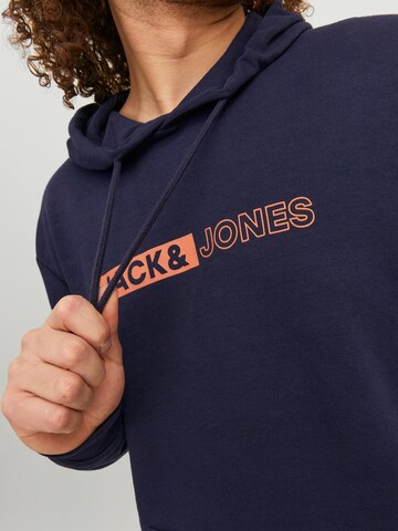 Jack & Jones Plus Mikina - Modrá