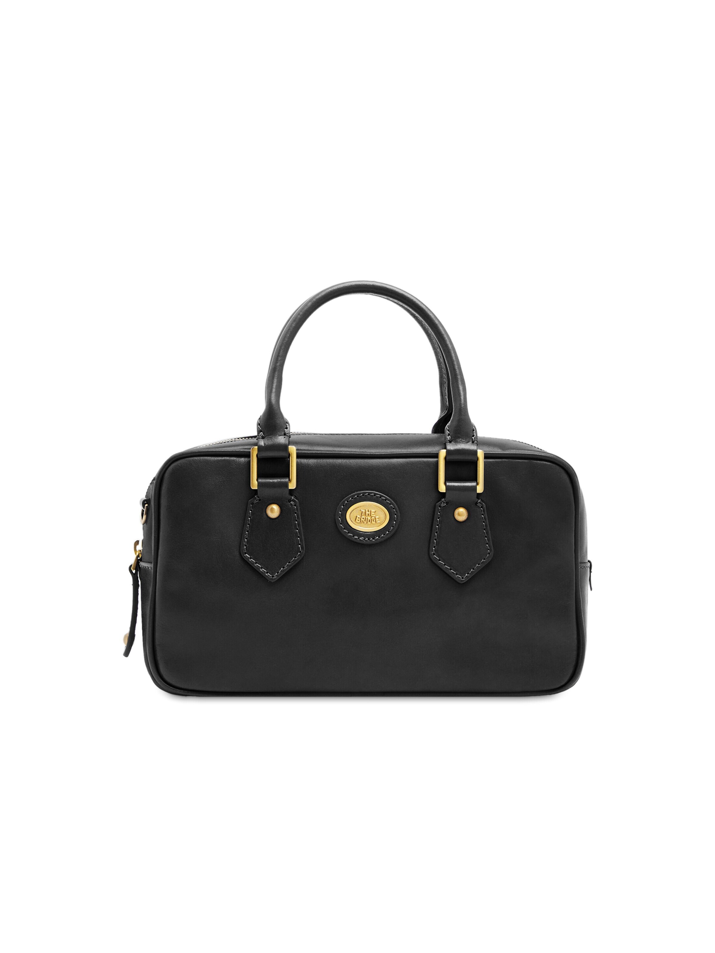 The Bridge Handbag in Black: front