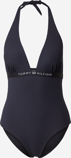 Costum de baie întreg Tommy Hilfiger Underwear pe negru / alb, Vizualizare produs