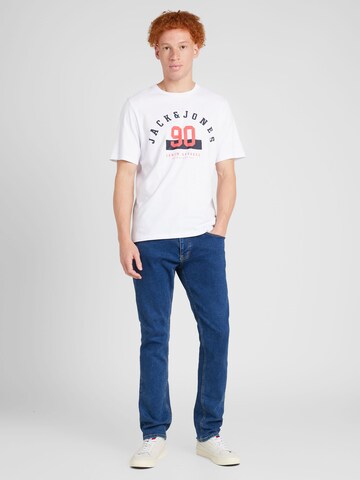 JACK & JONES Футболка 'CARLO' в Белый