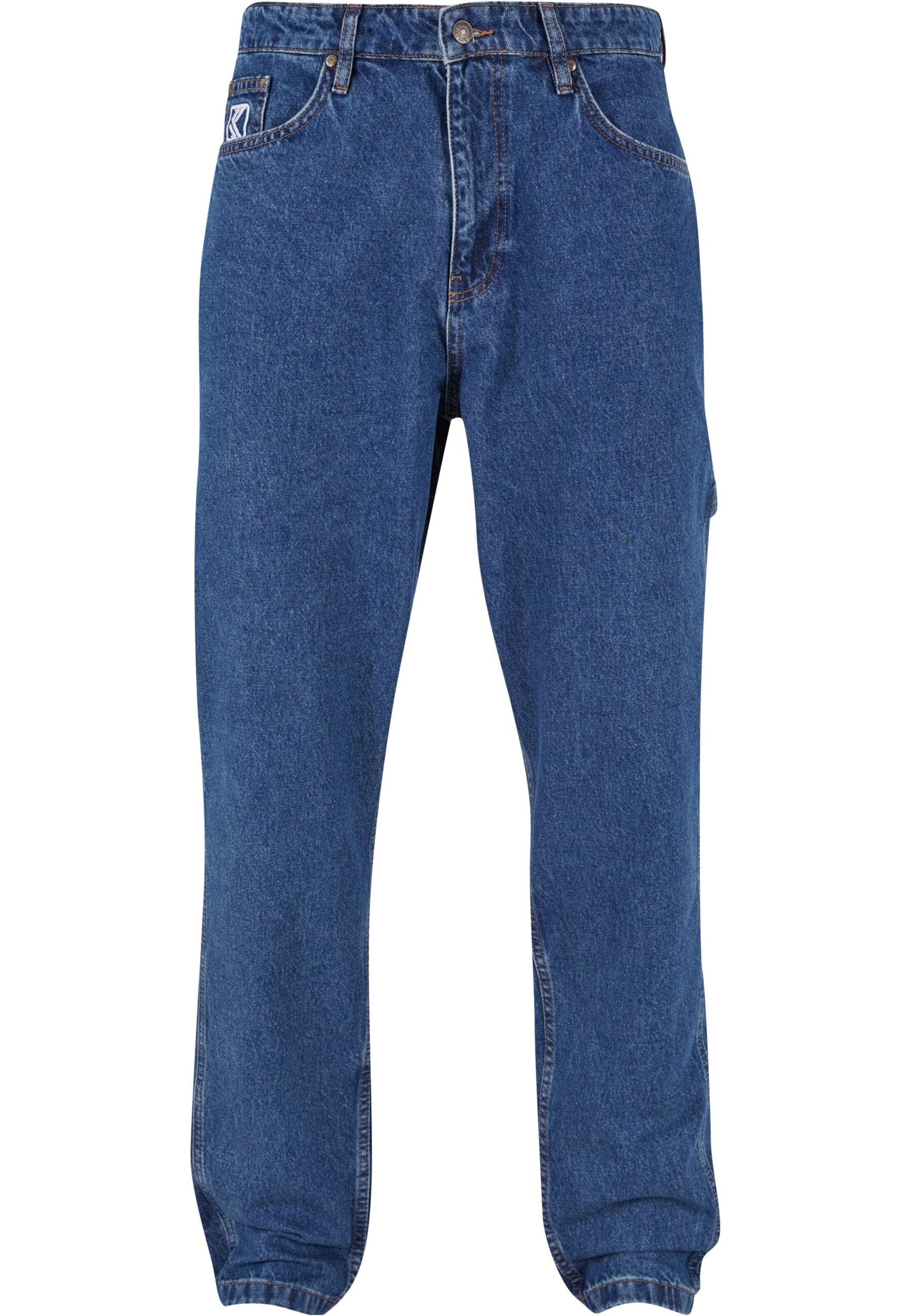 Tapered Jeans di Karl Kani in blu: frontale