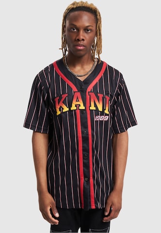 Karl Kani - Camisa 'KM233-003-1' em preto: frente