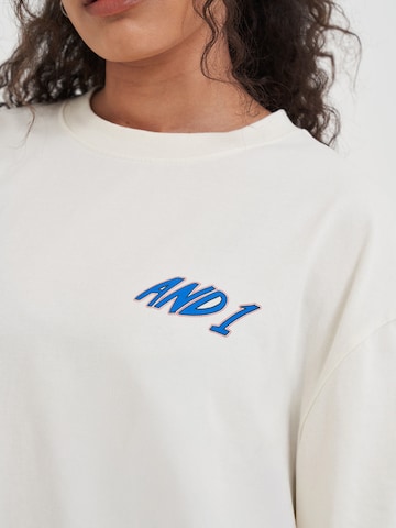 AND1 T-Shirt 'Streetball' in Beige