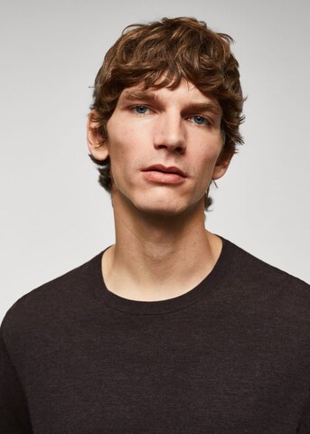 MANGO MAN Pullover 'seda' in Braun