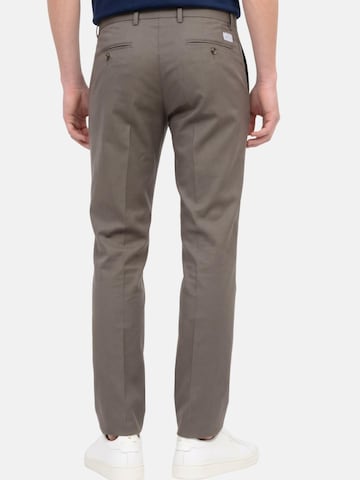Regular Pantalon à plis Manuel Ritz en gris